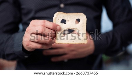 Young Man Refuses Gluten Bread, Shows Sadness Over Celiac Disease.
