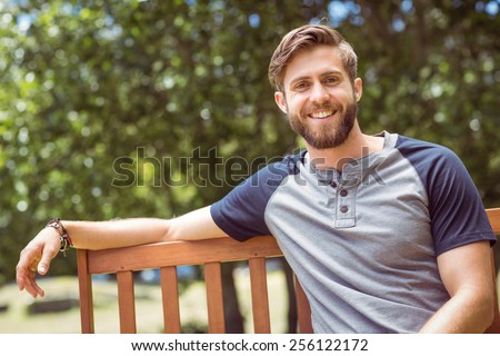 Similar – Image, Stock Photo Young man relaxing on the sofa with a laptop