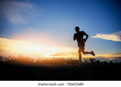 7,157 Man Running Horizon Images, Stock Photos & Vectors | Shutterstock