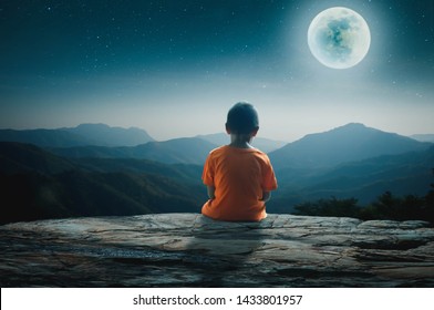 Look Moon Images Stock Photos Vectors Shutterstock