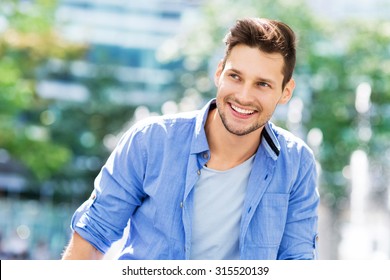 Young Man Smiling
