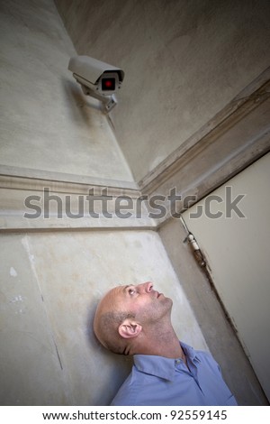 Similar – Image, Stock Photo Handstand at the edge of the pool