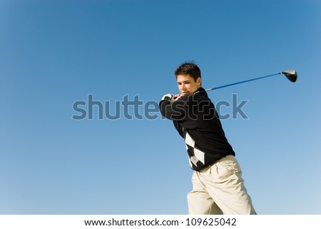 Image, Stock Photo tee Golf Sports Wood Iron