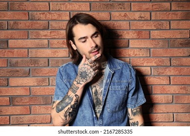 Young man and tattoos