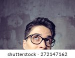 Young man thinking