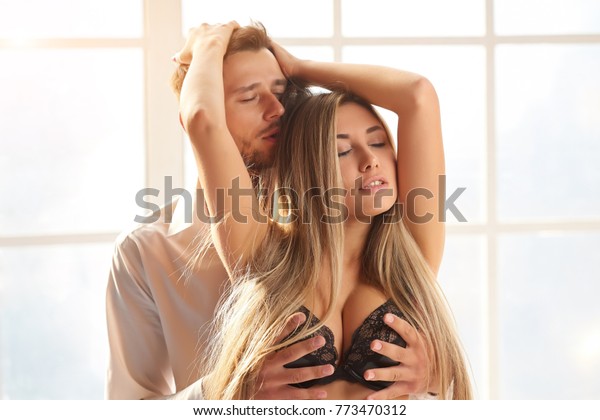 Hot Passionate Touching Boobs