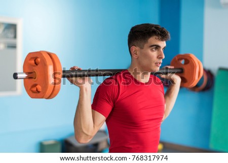 Similar – Image, Stock Photo Shoulder training Diet