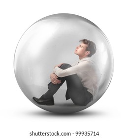 Image result for prisoner trapped inside a glass ball
