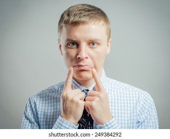 Young Man Upset Stock Photo 249384292 | Shutterstock