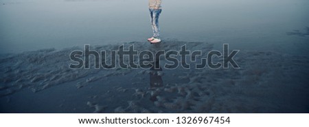 Similar – Image, Stock Photo headless. Legs Feet 1