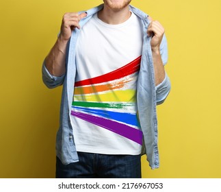 Young Man Wearing White Tshirt Image Stock Photo 2176967053 | Shutterstock