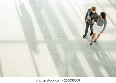 Young Man And Woman In The Office