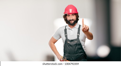 young man worker countdown concept