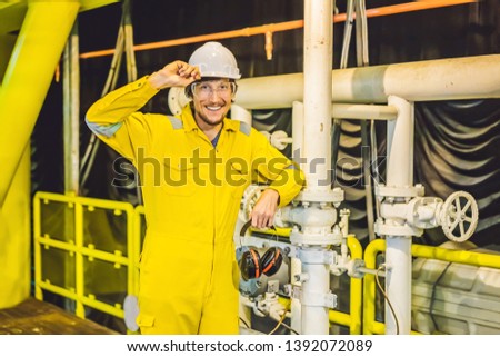 Similar – Image, Stock Photo A happy miner inside a mine in Cerro de Paso