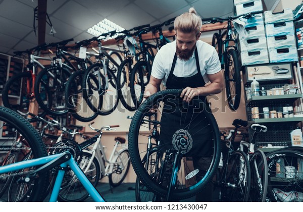 bike shop apron