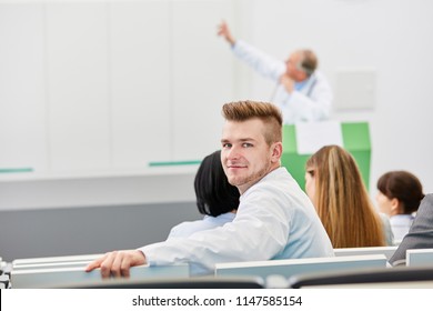 Young Medical School Student In University Lecture