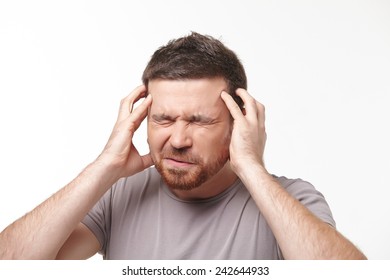 Young Men Have Headache Stock Photo 242644933 | Shutterstock