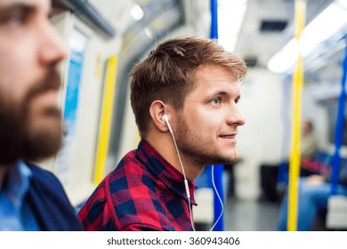 Young men in subway - Powered by Shutterstock