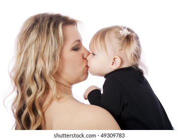 Naked Moms Kissing