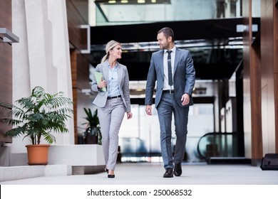 Young Multi Ethnic Business People Group Walking Standing And Top View