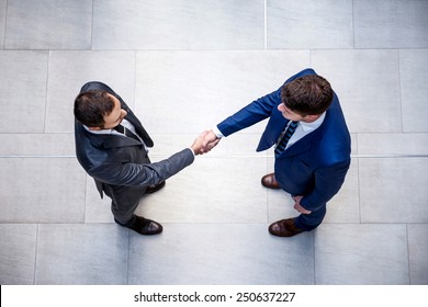 Young Multi Ethnic Business People Group Walking Standing And Top View