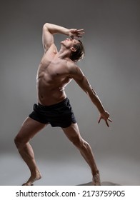 Young Muscular Man Expressive Pose Artistic Stock Photo 2173759905 ...