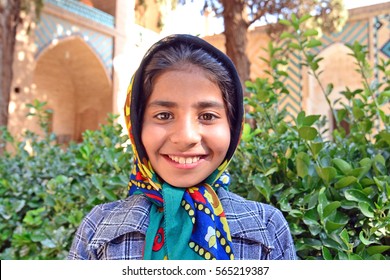 Young Muslim Iranian Child, 27 September 2014, Meybod,Kerman Province, Iran