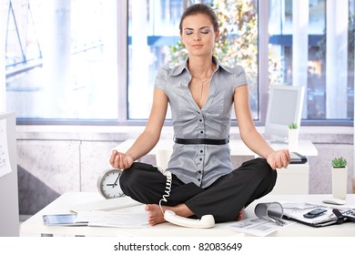 Meditating On Desk Images Stock Photos Vectors Shutterstock