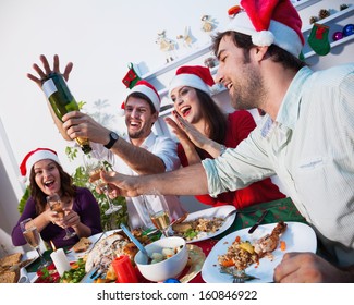 Young people celebrating together new year's eve - Powered by Shutterstock