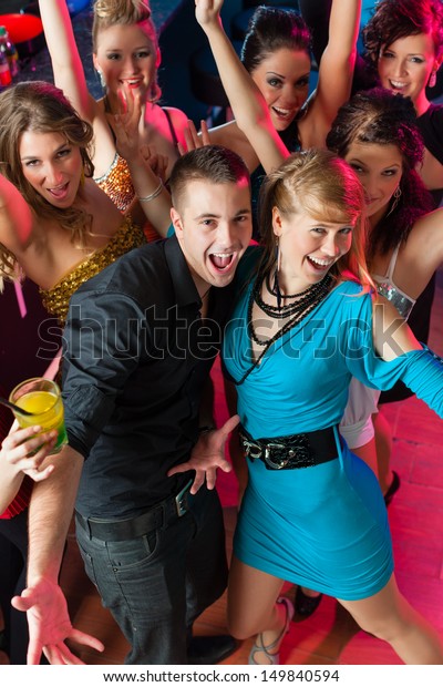 Young People Dancing Club Disco Girls Stock Photo Edit Now 149840594