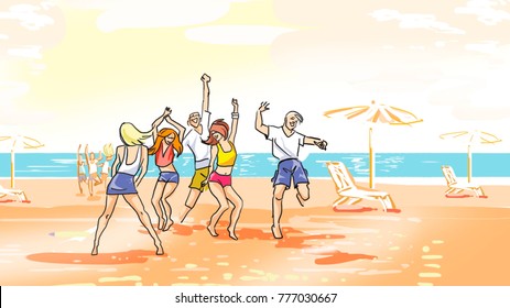 Art Beach Clip Summer Travel Images, Stock Photos & Vectors | Shutterstock