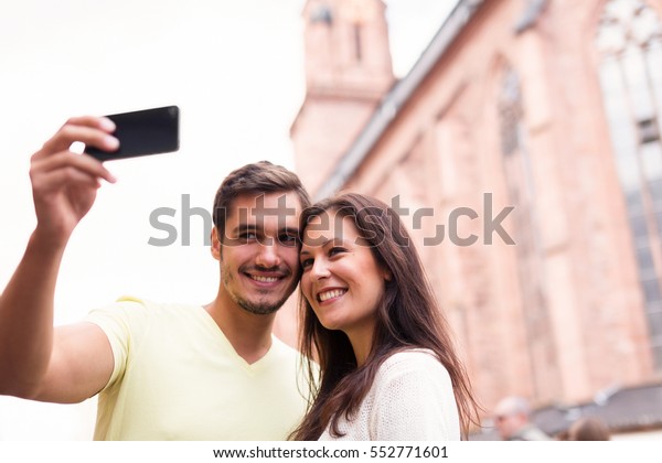 Young People Having Good Day Out Stock Photo Edit Now 552771601