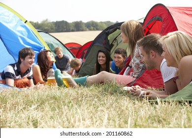 Young People On Camping Trip