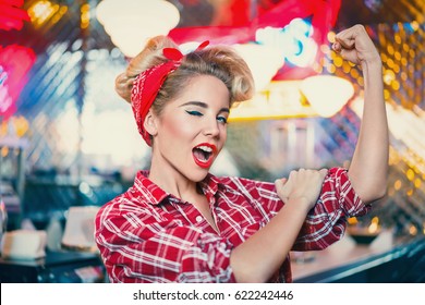 Red And Blonde Hair Color Ideas Images Stock Photos Vectors