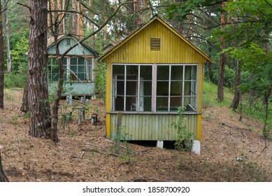 Young Pioneer Camp Emerald In Chernobyl, Old Radioactive Soviet Resort, Summer Season In Exclusion Zone, Ukraine