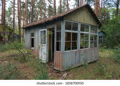 Young Pioneer Camp Emerald In Chernobyl, Old Radioactive Soviet Resort, Summer Season In Exclusion Zone, Ukraine