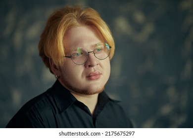 Young Plump Man Red Hair Wearing Stock Photo 2175675297 | Shutterstock