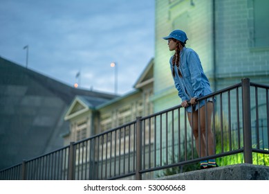 pretty green railroad hat