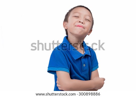 Similar – happy child with a blackboard