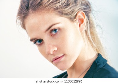 Blonde Hair Blue Eyes Images Stock Photos Vectors Shutterstock