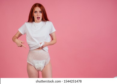 women in diapers