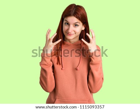 Not Angry redhead girl Angry redhead girl you the