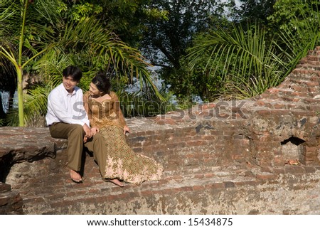 Young Romantic Asia Couple