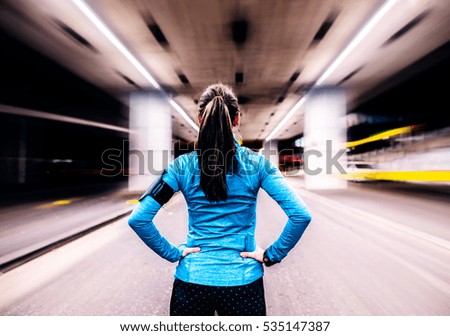 Similar – Image, Stock Photo under the bridge Evening