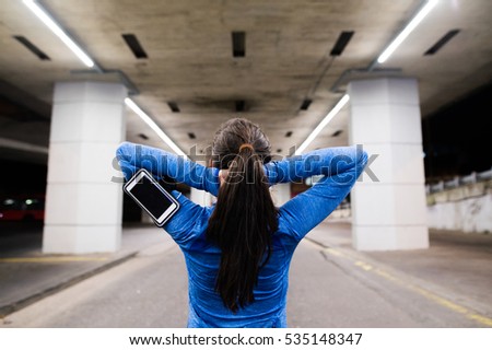 Similar – Image, Stock Photo under the bridge Evening