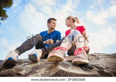 Similar – Image, Stock Photo pause Sky Clouds Sunlight