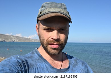 Young Russian Man At Sea