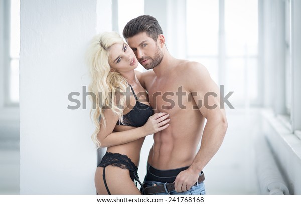 Young Sexy Couple Touching Each Other Stock Photo Edit Now 241768168