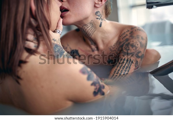 Young Sexy Lesbian Couple Stock Photo 1915904014 | Shutterstock