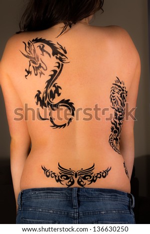 Are not sexy girls with dragon tattoos Sexy girls with dragon tattoos